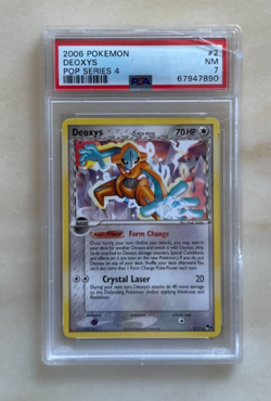 DAMAGED SLAB - PSA 7 - 2006 Pokemon - Deoxys #2 - Pop Series 4 - Image 1