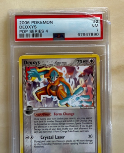 DAMAGED SLAB - PSA 7 - 2006 Pokemon - Deoxys #2 - Pop Series 4 - Image 3