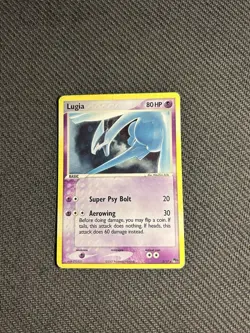 Pokemon TCG Lugia 2/017 POP Series 5 Holo Rare MP - Image 3