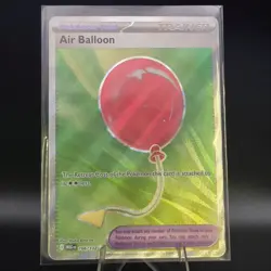 Pokemon TCG Air Balloon Full Art Ultra Rare 166/132 Mega Evolution EN - Image 1