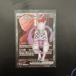 Team Rocket's Mewtwo EX #213/182 Pokemon TCG Destined Rivals English NM - Image 1