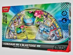 Pokemon TCG Venusaur Ex & Blastoise Ex Premium Collection! - Image 2