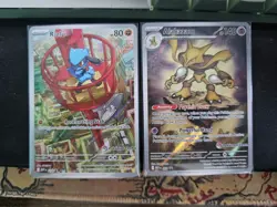 Alakazam & Riolu - Pokemon - Mega Evolution Pokemon Center ETB Promos - Image 1