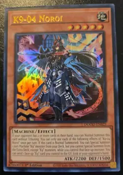 K9-04 Noroi DOOD-EN025 1st Edition Ultra Rare Doom Of Dimensions Yu-Gi-Oh! TCG - Image 1
