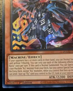 K9-04 Noroi DOOD-EN025 1st Edition Ultra Rare Doom Of Dimensions Yu-Gi-Oh! TCG - Image 4