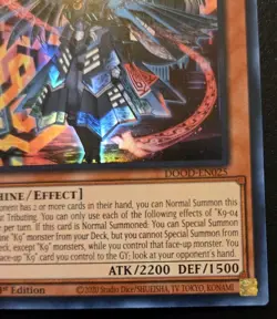 K9-04 Noroi DOOD-EN025 1st Edition Ultra Rare Doom Of Dimensions Yu-Gi-Oh! TCG - Image 5