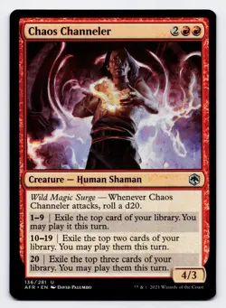 Chaos Channeler [136/281] AFR Uncommon Non-Foil [MTG Card English] - Image 1