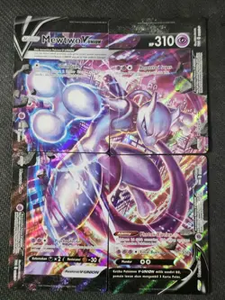 MEWTWO V - SET OF 4 - SWORD & SHIELD PROMO - POKEMON CARD - Image 1