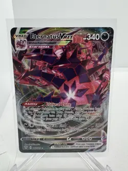 Pokemon Eternatus VMAX 117 Full Art NM-M Darkness Ablaze Card - Image 1
