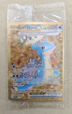 Lapras ex 164 SEALED SV Black Star Promo Pokemon TCG Card - Image 1