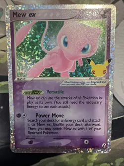 Mew ex 88/92 Celebrations 25th Anniversary Classic Collection Pokemon Card NM/M - Image 1