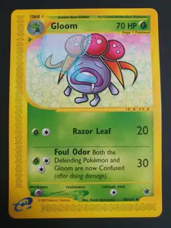 Gloom 78/165 - Expedition Base Set - Pokemon Card - Excellent Condition - Image 1