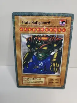 Yu-Gi-Oh! TCG Fake Card Poorly Translated Funny Holo - Gate Guardian "Safeguard" - Image 1
