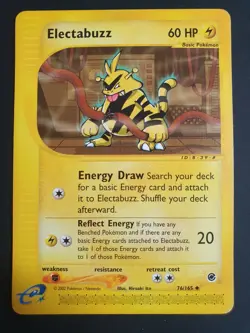 Electabuzz 76/165 - Expedition Base Set - Pokemon Card - Excellent Condition - Image 1