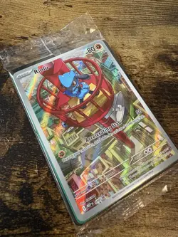 SEALED Pokemon TCG Riolu Mega Evolution Black Star Promo Card With Tracking - Image 2