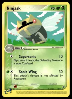 Ninjask 38/97 Dragon Uncommon English Pokemon Card - Image 1