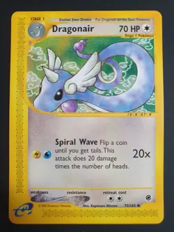Dragonair 75/165 - Expedition Base Set - Pokemon Card - Near Mint Condition - Image 1