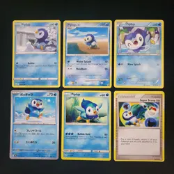 Pokemon Piplup & Prinplup & Empoleon x14 Card Lot Bundle - Image 1
