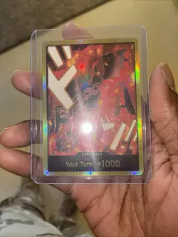 ONE PIECE TCG English AUTHENTIC PRB02 DON CARD GOLD Dragon - Image 3