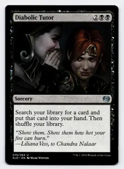 Diabolic Tutor [075/264] KLD Uncommon Non-Foil [MTG Card English] - Image 1