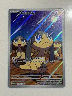 Pokemon TCG Helioptile 143/132 Ultra Rare Mega Evolution Holo Full Art Mint Card - Image 1