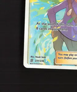 Blue's Tactics 231/236 Unified Minds Full Art Ultra Rare Holo Pokemon Card LP+ - Image 5