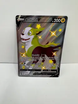 Boltund V SWSH085 Black Star Promo NM Pokemon Card NM/M+ Pack Fresh - Image 1