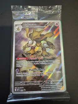 Alakazam Mega Evolutions Sealed Black Star Promo Card # 009 Pokemon - Image 1