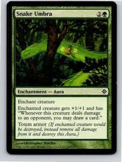 Magic the Gathering Snake Umbra Rise of the Eldrazi MTG Free Shipping! - Image 1