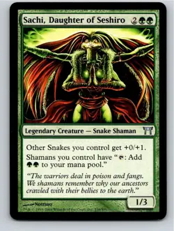 Magic the Gathering Sachi, Daughter of Seshiro Champions of Kamigawa MTG - Image 1