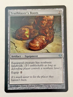 1x Trailblazer's Boots Zendikar MTG Magic the Gathering LP - Image 1