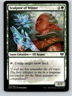 Magic the Gathering Sculptor of Winter Kaldheim MTG Free Shipping! - Image 1