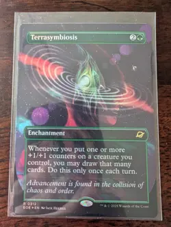 Terrasymbiosis (Borderless) MTG [Edge of Eternities] Near Mint - Foil 312 - Image 1