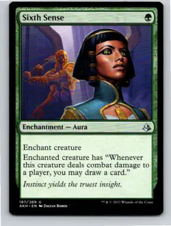 Magic the Gathering Sixth Sense Amonkhet MTG Free Shipping! - Image 1