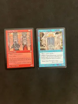 Wall of Tears + Wall of Razors [Stronghold] Magic MTG Cards Light Play - Image 1