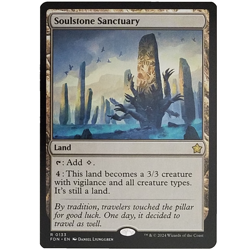 x1 Soulstone Sanctuary FDN MTG M/NM Rare Land Colorless Foundations TCG CCG - Image 1