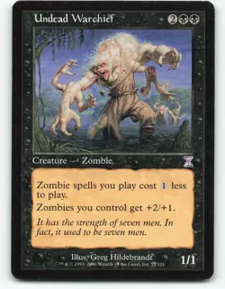 Undead Warchief Timeshifted Regular MTG - Image 1