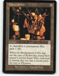 Claws of Gix Timeshifted Regular MTG - Image 1