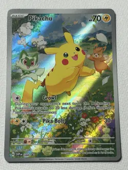 Pokemon TCG Black Star Promo Pikachu Illustration Rare SVP 088 - Image 1