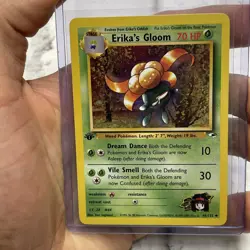 Pokemon 1st Edition Erika’s Gloom 46/132 - Gym Heroes - NM/MT Pokemon Uncommon - Image 1