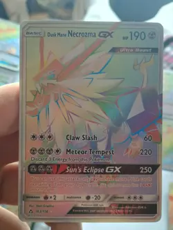 Pokemon Cards Dusk Mane Necrozma GX 163/156 & Dawn Wings Necrozman GX 161/156 - Image 2