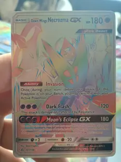 Pokemon Cards Dusk Mane Necrozma GX 163/156 & Dawn Wings Necrozman GX 161/156 - Image 4