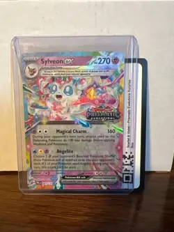 Sealed Pokemon Prismatic Evolutions Stamped Surprise Box Promo Sylveon Ex 41/131 - Image 1