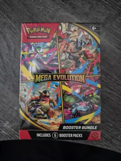 Pokemon TCG Mega Evolution Booster Bundle 6 Packs - IN HAND - SAME DAY SHIP - Image 1