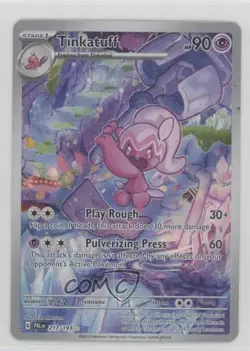 Tinkatuff Illustration Rare Pokemon Scarlet & Violet Paldea Evolved SV02 #217 - Image 1