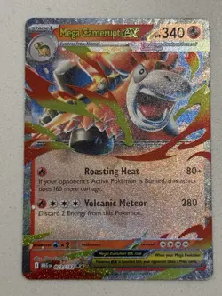 Mega Camerupt EX 022/132 - Double Rare - Mega Evolution Base Set - Pokemon TCG - Image 1