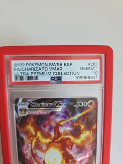 2022 Pokemon Charizard VMAX SWSH BSP #261 Ultra Premium Collection PSA 10 - Image 3
