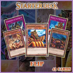 FLIP ODION STARTER DECK 41 | Sphinx Man-Eater Bug Trap Duelist Kingdom YuGiOh - Image 1