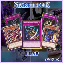 TRAP ODION STARTER DECK 42 | Apophis Zoma Serket Tiki Duelist Kingdom YuGiOh - Image 1