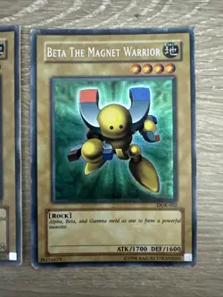 YuGiOh Alpha Beta Gamma Magnet Warrior Set MP Secret DOR-001 DOR-002 DOR-003 - Image 4